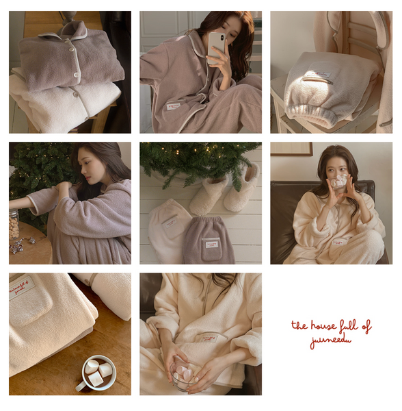 [Juuneedu] Dewy Sleep Jogger Pyjamas Set