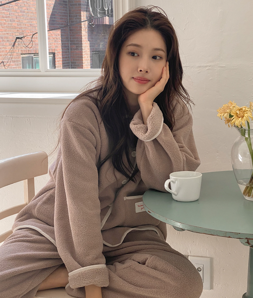 [Juuneedu] Dewy Sleep Jogger Pyjamas Set