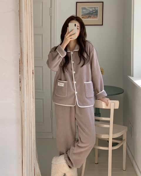 [Juuneedu] Dewy Sleep Jogger Pyjamas Set