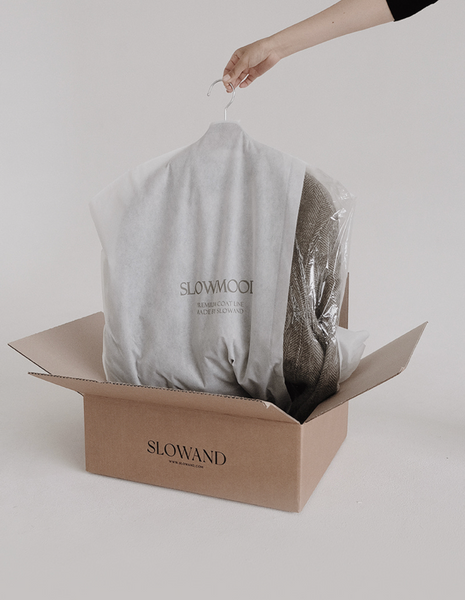 [SLOWAND] # SLOWMADE Belted Duck-Down Padded Coat