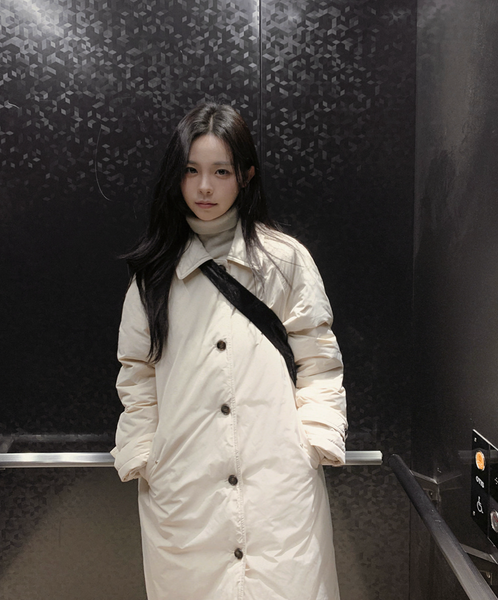 [SLOWAND] # SLOWMADE Belted Duck-Down Padded Coat