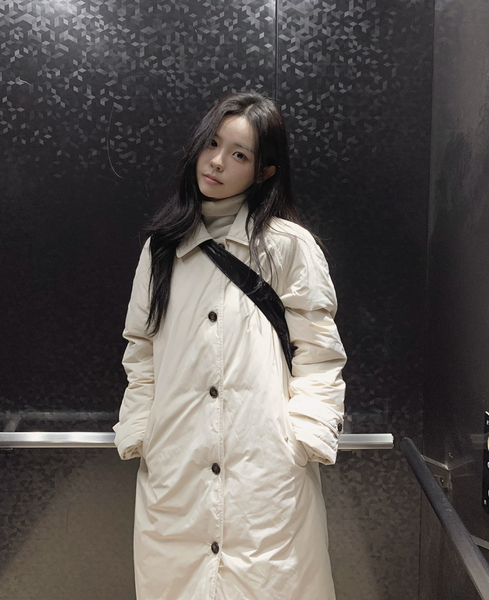 [SLOWAND] # SLOWMADE Belted Duck-Down Padded Coat