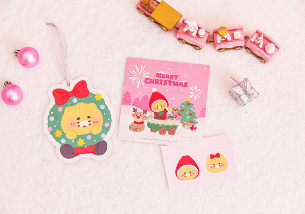 [Kakao Friends] Merry Choon Christmas Card Set