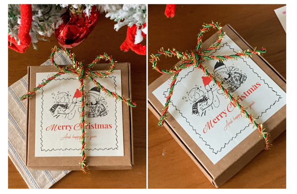 [S_Log] Merry Christmas Bear Gift Set