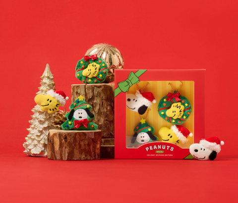 [PEANUTS] Holiday Keyring Edition Set