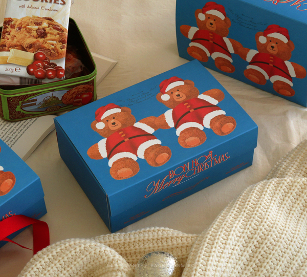 [ABIDE] Vintage Bear Santa Multi Gift Box (5ea)