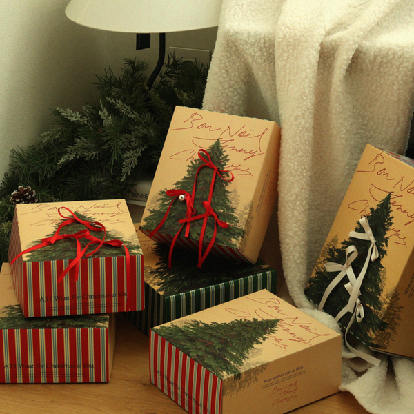 [ABIDE] Christmas Tree Ribbon Gift Box (5ea)