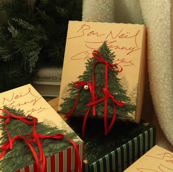 [ABIDE] Christmas Tree Ribbon Gift Box (5ea)