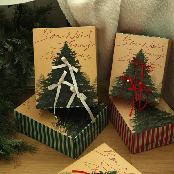 [ABIDE] Christmas Tree Ribbon Gift Box (5ea)