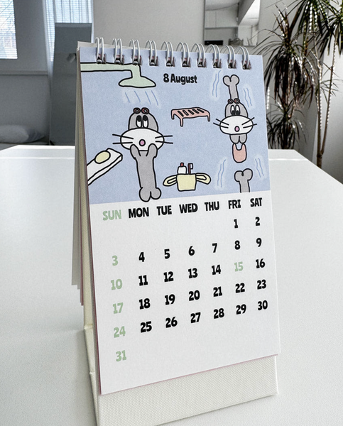 [scooty studio] 2025 Desk Calendar