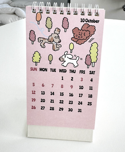 [scooty studio] 2025 Desk Calendar