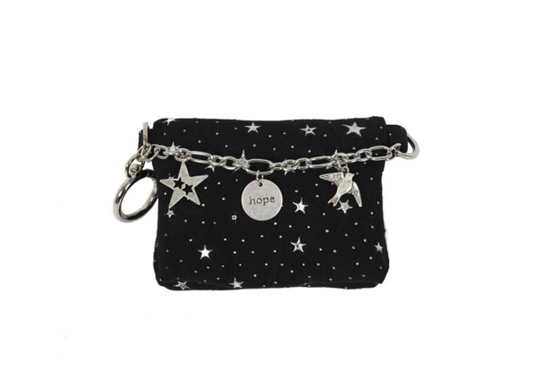 [COZING] Star Chain Wallet Black