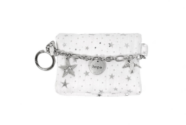 [COZING] Star Chain Wallet White