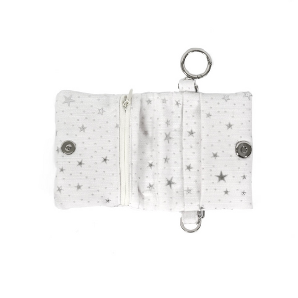 [COZING] Star Chain Wallet White