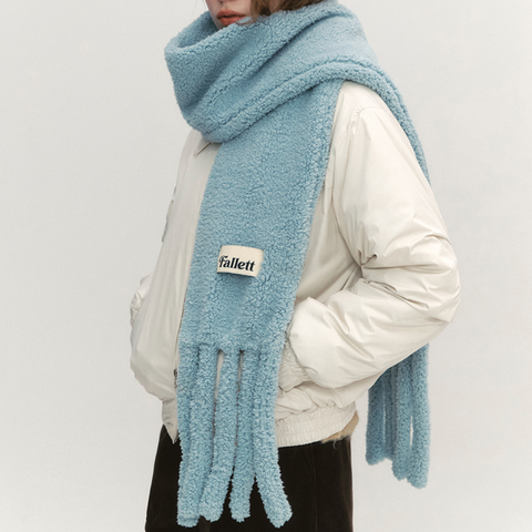 [Fallett] Boucle Muffler Blue