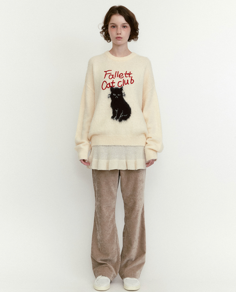 [Fallett] Cat Club Knit (2colours)