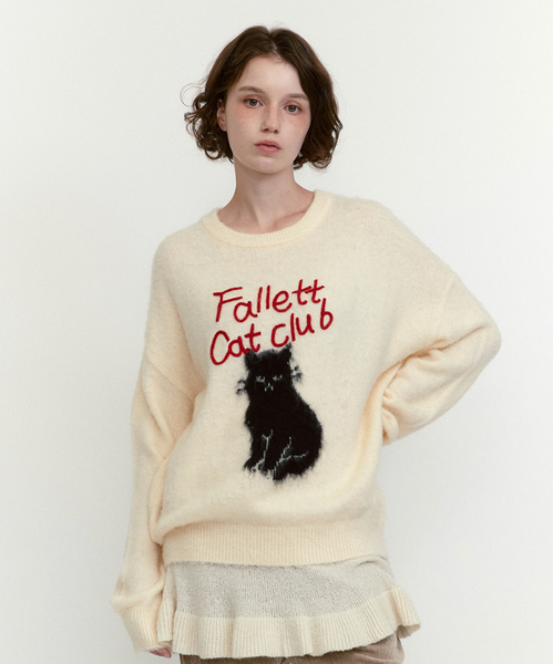 [Fallett] Cat Club Knit (2colours)