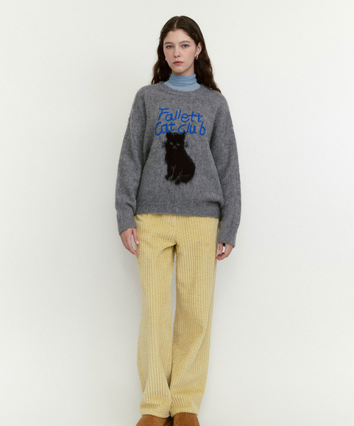 [Fallett] Cat Club Knit (2colours)