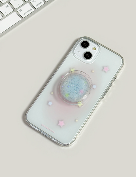 [monani studio] Pastel Star Jelly Hard Case