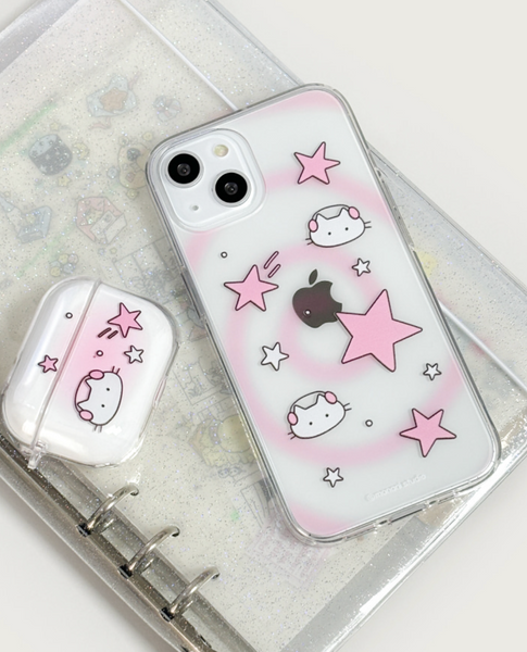 [monani studio] Star Cat Jelly Hard Case