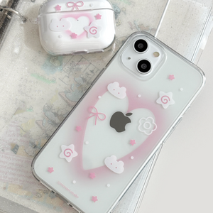 [monani studio] Rabbit Heart Jelly Hard Case