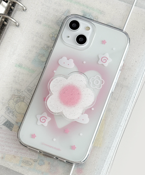 [monani studio] Rabbit Heart Jelly Hard Case