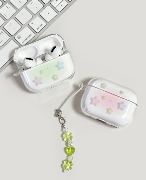 [monani studio] Pastel Star Airpods Case