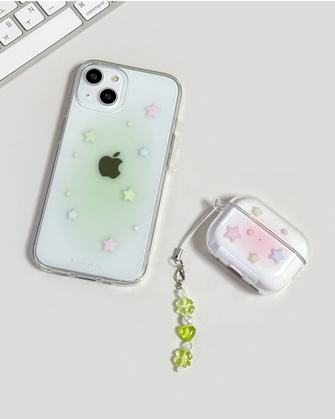 [monani studio] Pastel Star Airpods Case