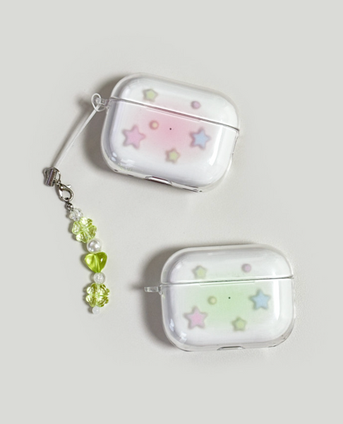 [monani studio] Pastel Star Airpods Case