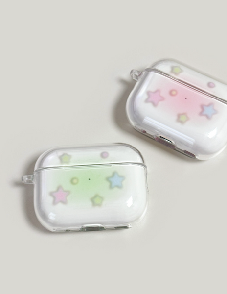 [monani studio] Pastel Star Airpods Case