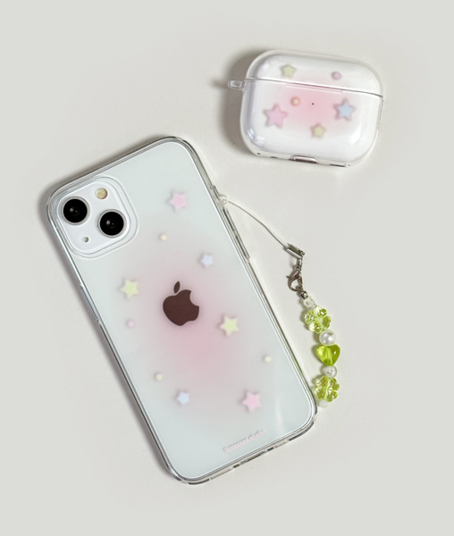 [monani studio] Pastel Star Airpods Case