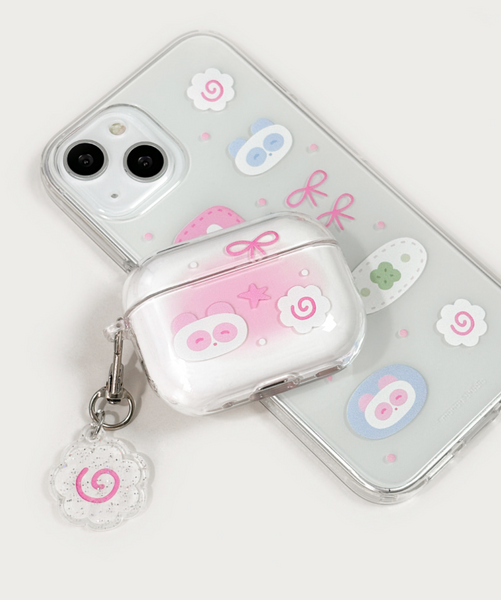 [monani studio] Panda Star Airpods Case