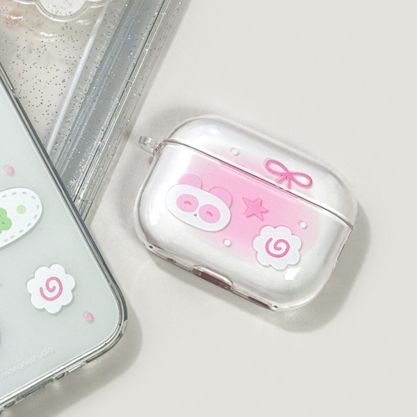 [monani studio] Panda Star Airpods Case