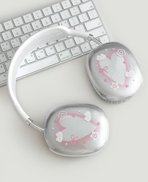 [monani studio] Rabbit Flower Heart Airpods Max Case