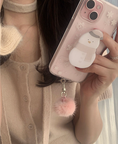 [Romantic Mood] Winter Snowflake Jelly Hard Case