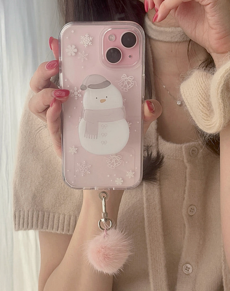 [Romantic Mood] Winter Snowflake Jelly Hard Case