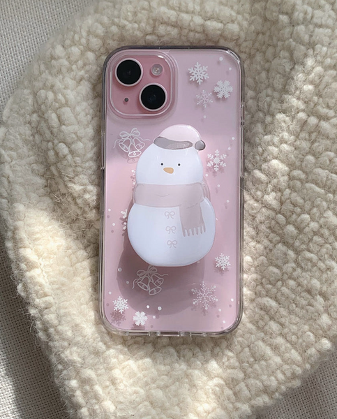 [Romantic Mood] Winter Snowflake Jelly Hard Case