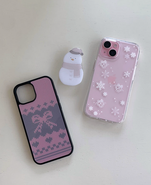 [Romantic Mood] Winter Snowflake Jelly Hard Case