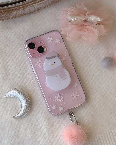 [Romantic Mood] Winter Snowflake Jelly Hard Case