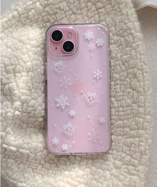 [Romantic Mood] Winter Snowflake Jelly Hard Case