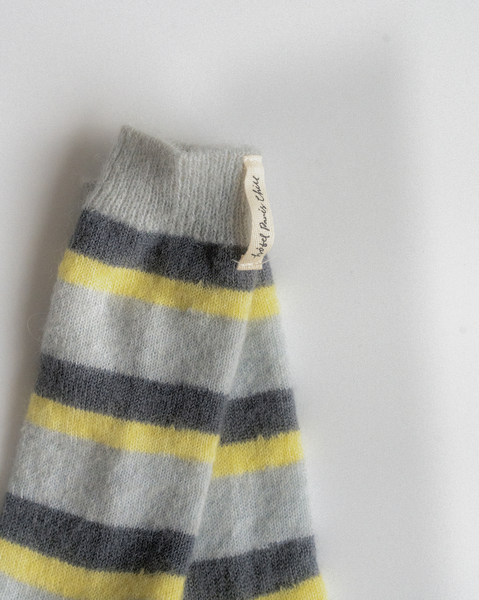 [HOTEL PARIS CHILL] Retro Striped Socks (Morning Dew)