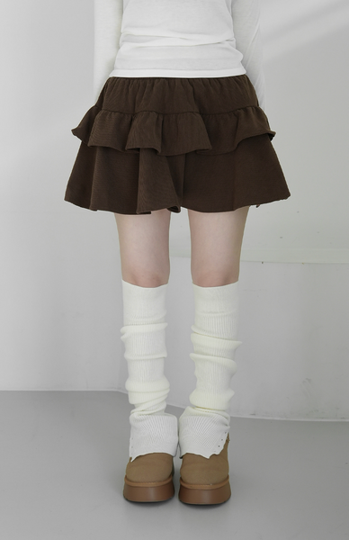 [BINARY01] French Corduroy Mini Skirt