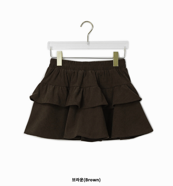 [BINARY01] French Corduroy Mini Skirt