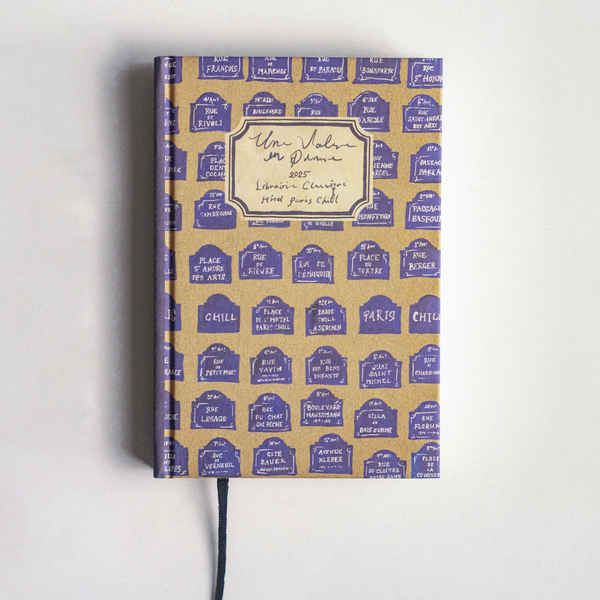 [HOTEL PARIS CHILL] 25 Old Book Journal (Street Sign Pattern)