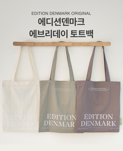 [EDITION DENMARK] Everyday Tote Bag (6colours)