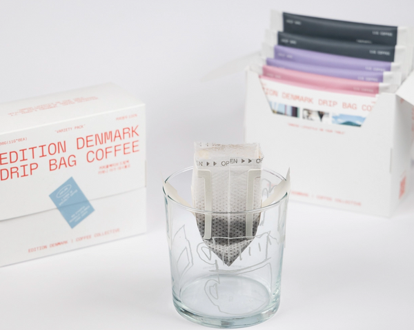 [EDITION DENMARK] Drip Bag Coffee & Glass Set 360ml