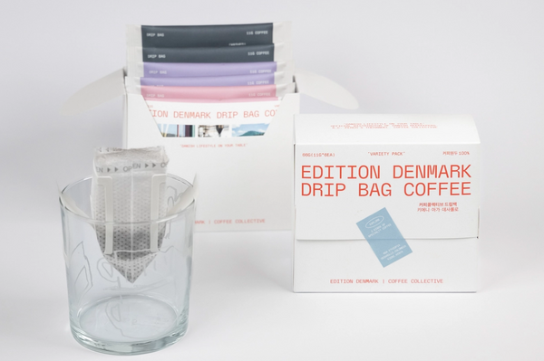 [EDITION DENMARK] Drip Bag Coffee & Glass Set 360ml