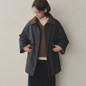 [oro] [WINTER VER.] Over Padded Hunting Walk Jacket Fog Charcoal