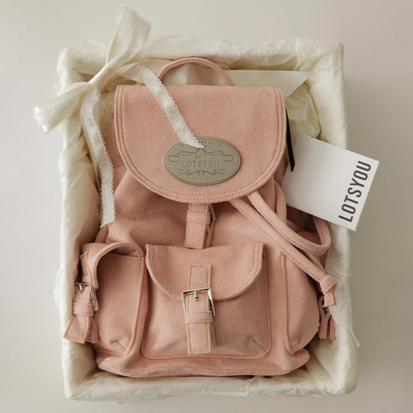 [LOTSYOU] Nostalgia Chubby Backpack Pink