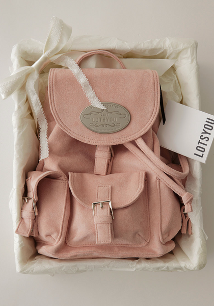 [LOTSYOU] Nostalgia Chubby Backpack Pink